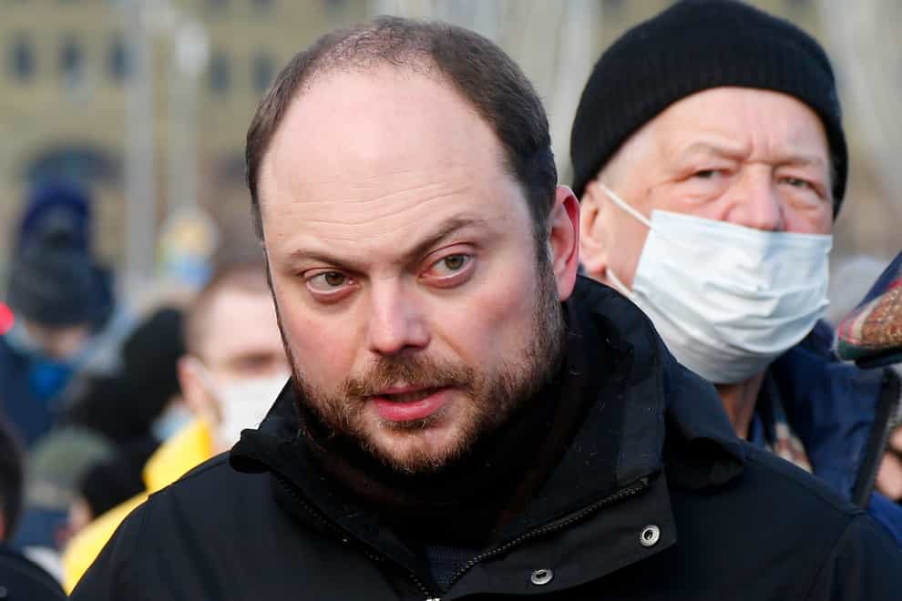 Vladimir Kara-Murza is a Russian opposition activist (Alexander Zemlianichenko/AP)