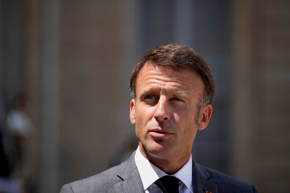 French President Emmanuel Macron says France will end its military presence in Niger and pull its ambassador out of the country (Christophe Ena/AP/PA)