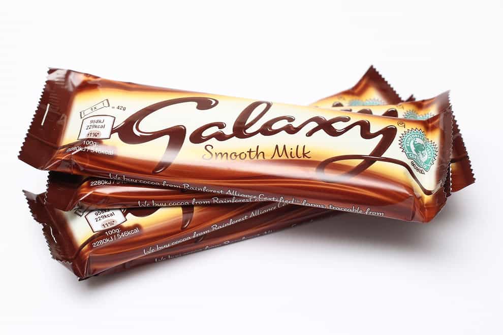 Galaxy has cut the size of its chocolate bars while raising the price in another example of so-called ‘shrinkflation’ (PA)