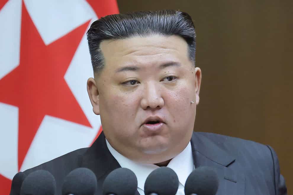North Korean leader Kim Jong Un (Korean Central News Agency/Korea News Service/AP)