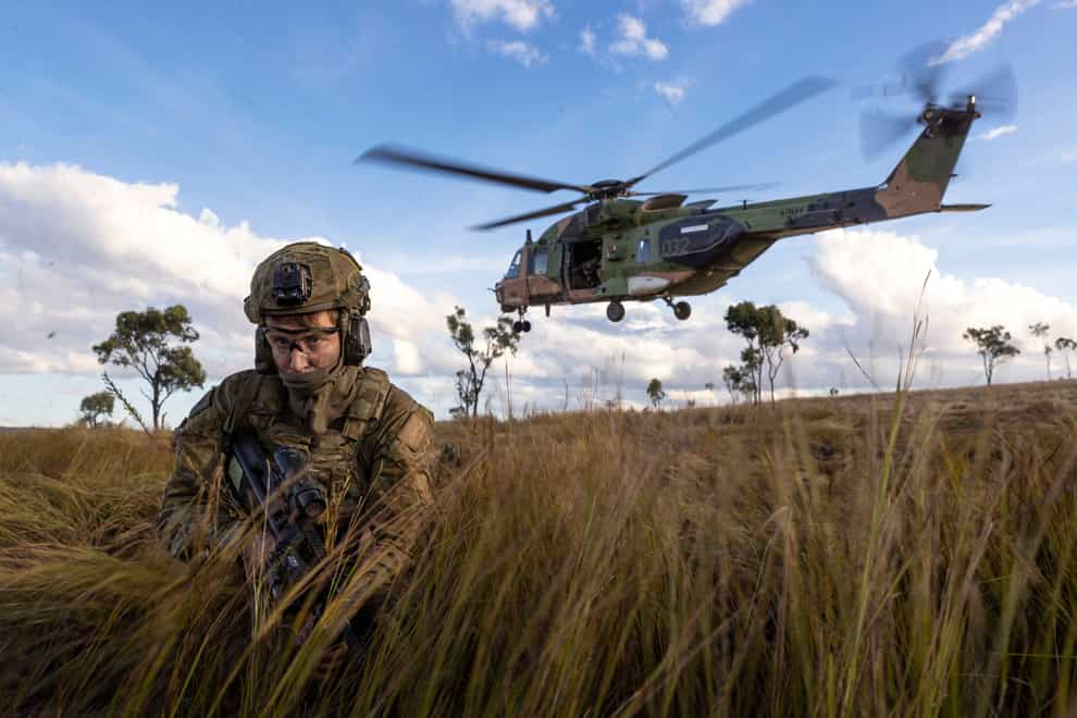 Australia’s Taipan helicopter fleet has been permanently grounded (LCPL Riley Blennerhassett/Australian Defence Force via AP)