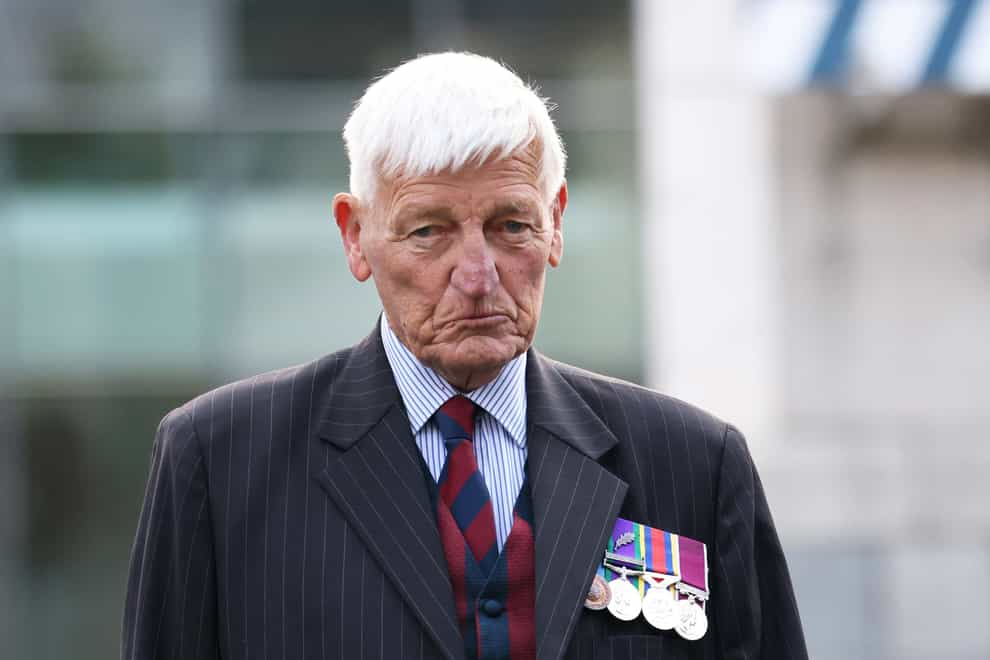 Military veteran Dennis Hutchings died in 2021 while on trial over a Troubles killing (Peter Morrison/PA)