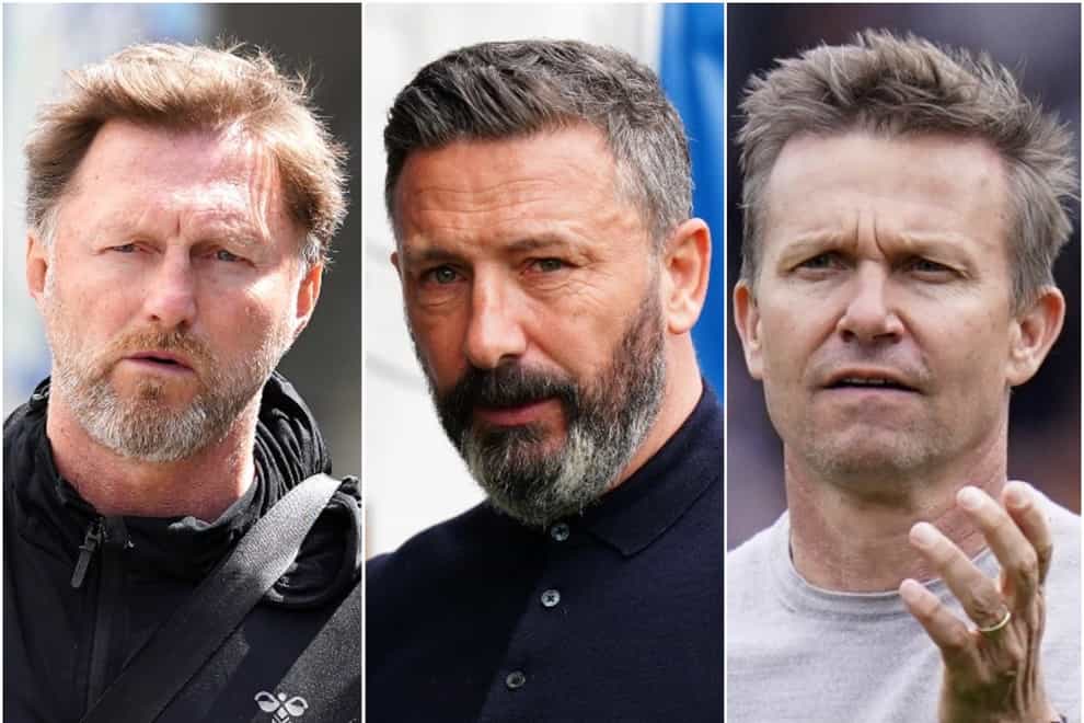 Ralph Hasenhuttl, Derek McInnes and Jesse Marsch could be contenders for the Rangers vacancy (PA)