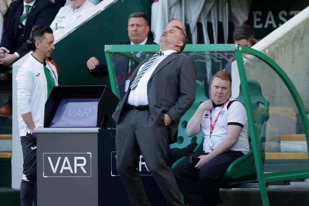 Tottenham head coach Ange Postecoglou would get rid of VAR (Steve Welsh/PA)