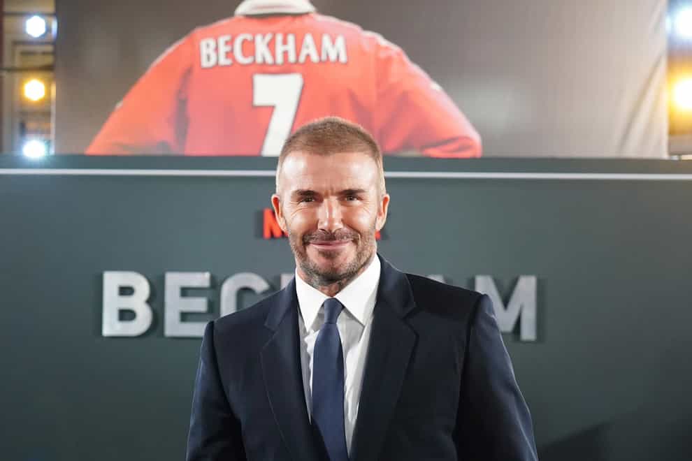 David Beckham thinks he knows the right people to take over at Manchester United (Ian West/PA)