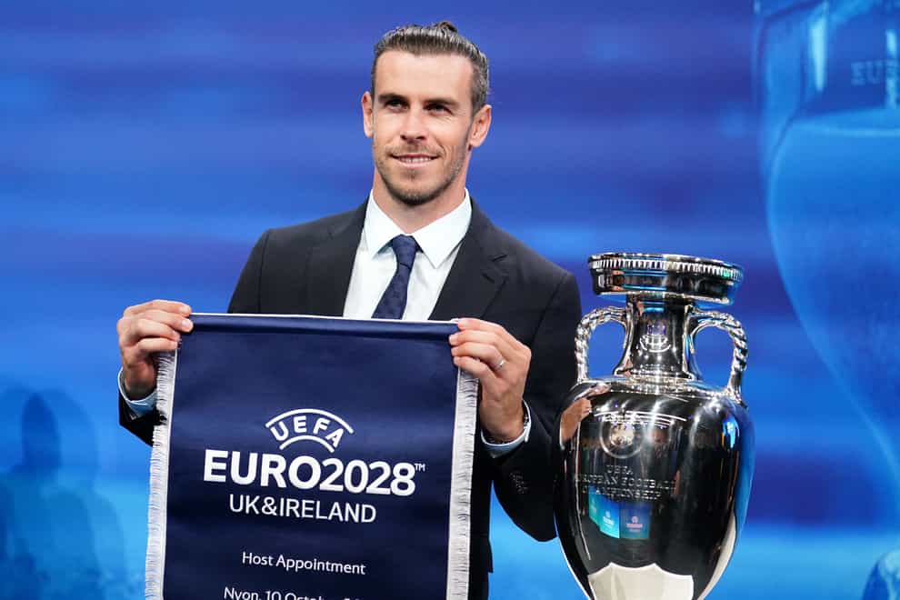 Gareth Bale is excited by the possibility of Euro 2028 kicking off in Cardiff (Mike Egerton/PA)