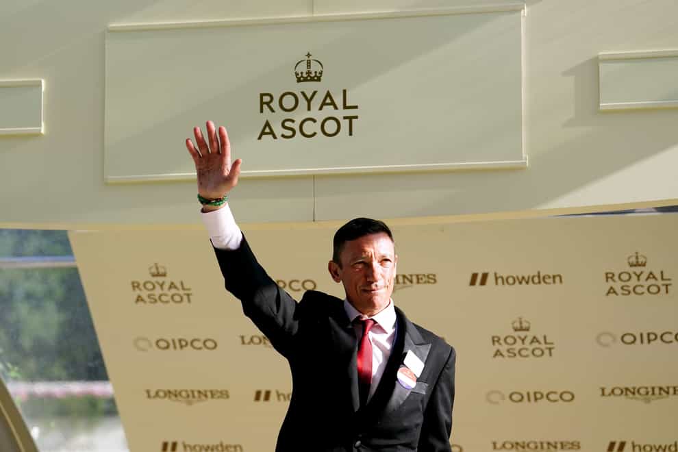 Frankie Dettori waved goodbye to Royal Ascot in June (David Davies/PA)