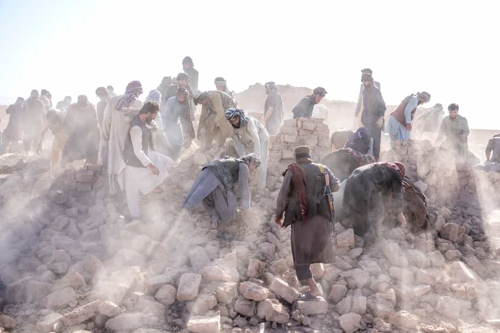 The earthquake struck western Afghanistan (Ebrahim Noroozi/AP)