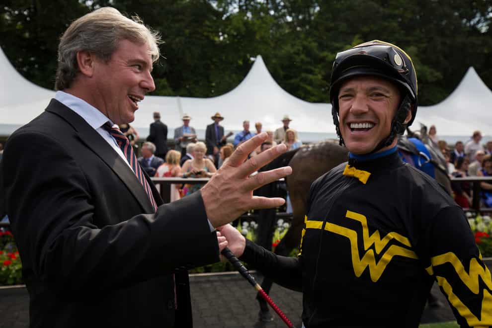 Wesley Ward and Frankie Dettori go back a long way (Steve Parsons/PA)