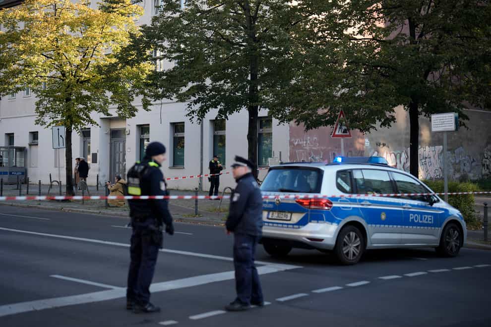 A Berlin synagogue has been attacked with Molotov cocktails amid an increase in antisemitic incidents in the German capital following escalating violence in the Middle East (Markus Schreiber/AP)