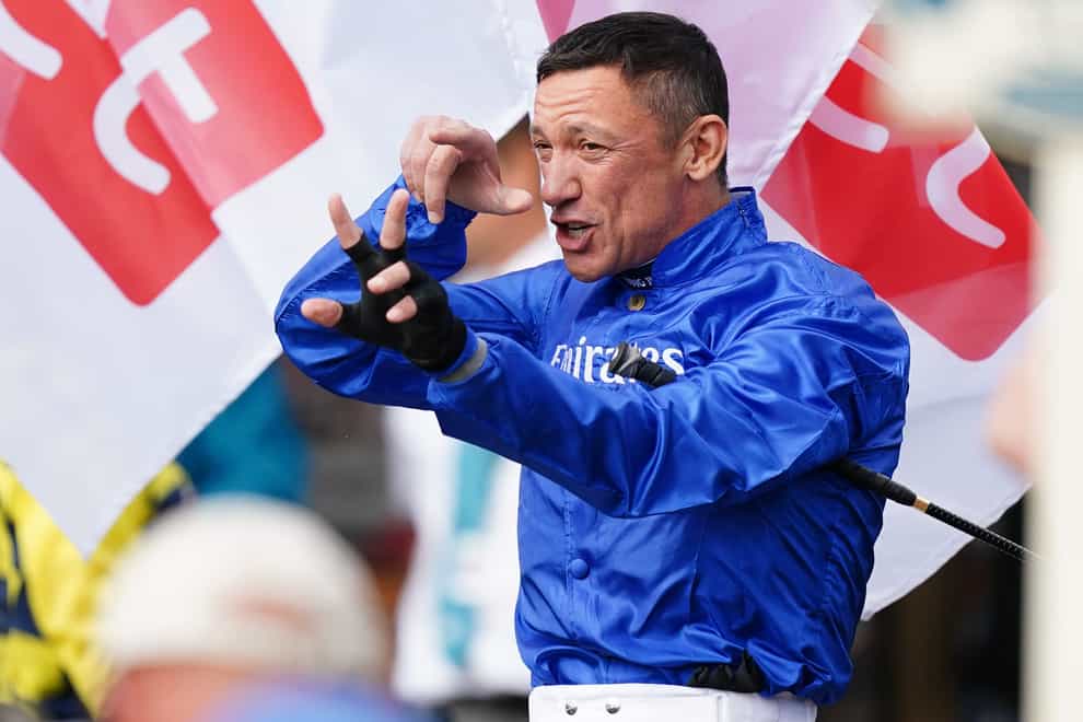Frankie Dettori will don the Godolphin blue during Qipco British Champions Day (Mike Egerton/PA)