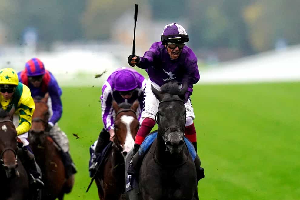 King Of Steel ridden by jockey Frankie Dettori wins the Qipco Champion Stakes during the QIPCO British Champions Day at Ascot Racecourse, Berkshire. Picture date: Saturday October 21, 2023.