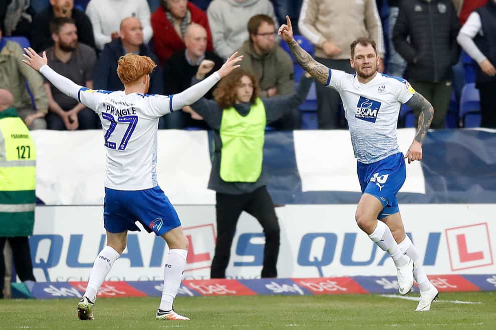 James Norwood struck the decisive fourth goal for Oldham in their 4-3 win at Rochdale (Martin Rickett/PA)