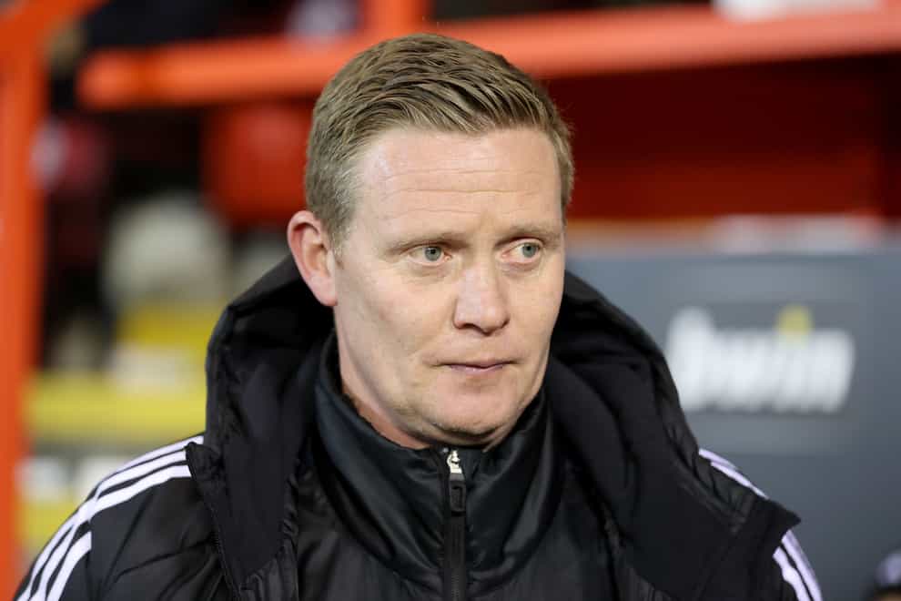 Barry Robson took responsibility for Aberdeen’s defeat (Steve Welsh/PA)