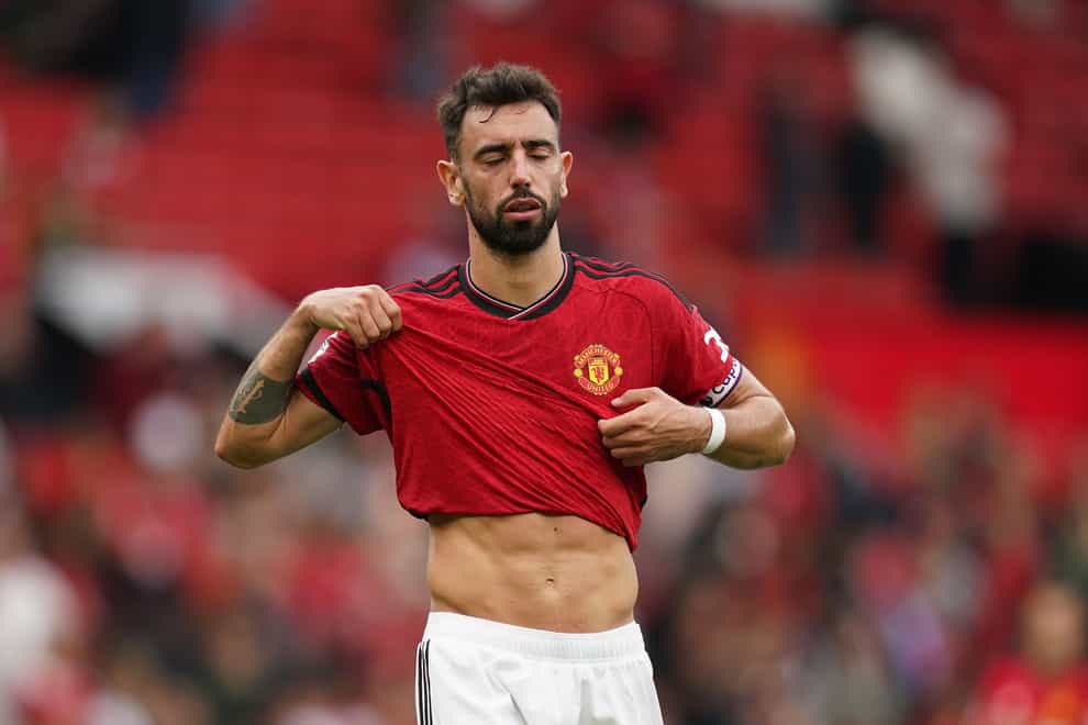 Bruno Fernandes was appointed Manchester United captain in the summer (Martin Rickett/PA)