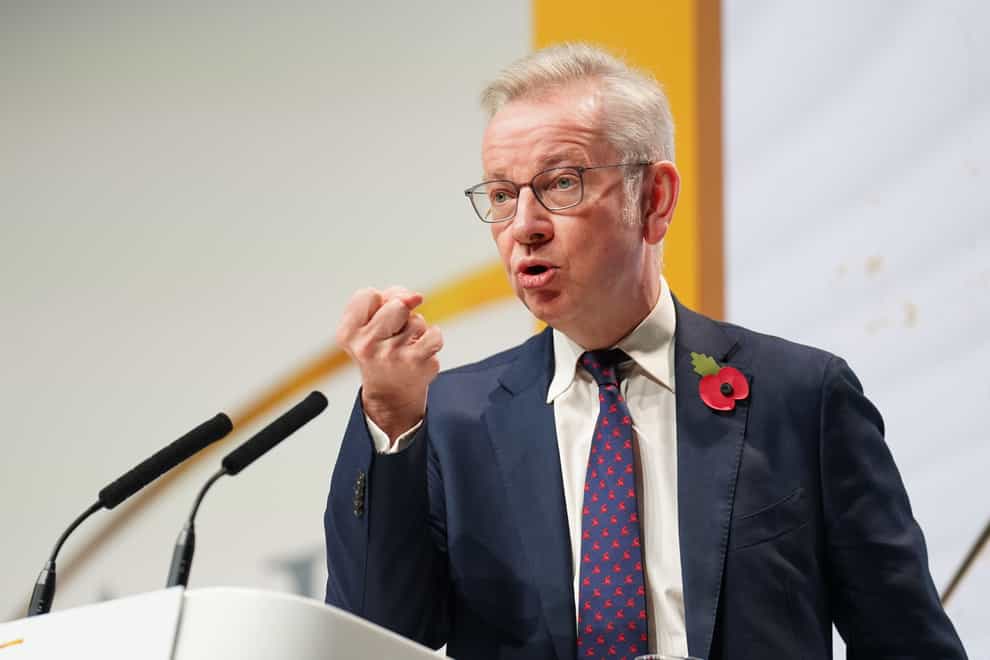 Communities Secretary Michael Gove has said the concentration of wealth in the hands of a few has helped undermine capitalism in recent decades (Stefan Rousseau/PA)