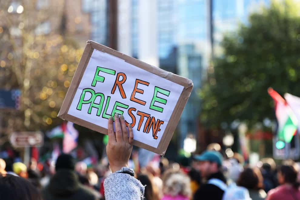 Pro-Palestine marches have taken place across the UK (Peter Morrison/PA)
