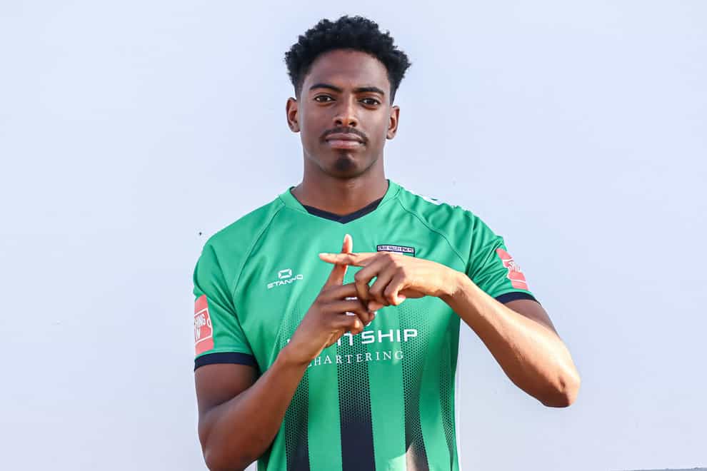 Kyrell Lisbie is looking to write his own bit of FA Cup history for Cray Valley at Charlton on Sunday (Romana Rule/Inspire Socials/Cray Valley PM FC Handout/PA)