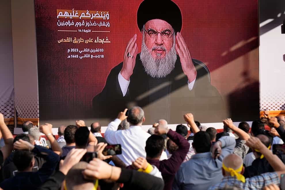 Hassan Nasrallah is the leader of Hezbollah (AP)