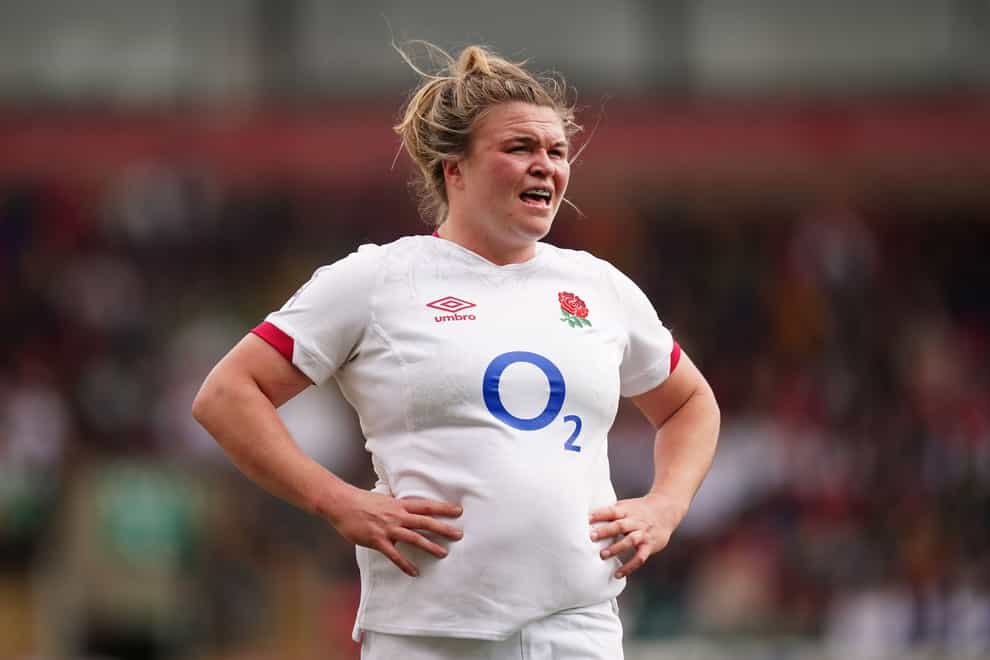 Sarah Bern scored a try for England (Mike Egerton/PA)