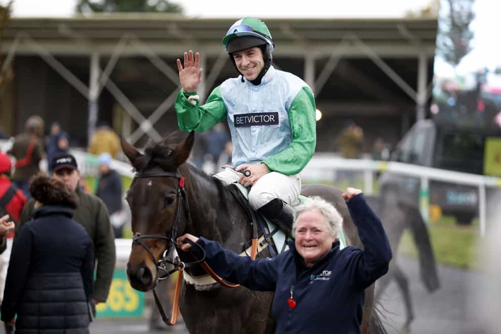 You Wear It Well and Gavin Sheehan after winning at Wetherby (Nigel French/PA)