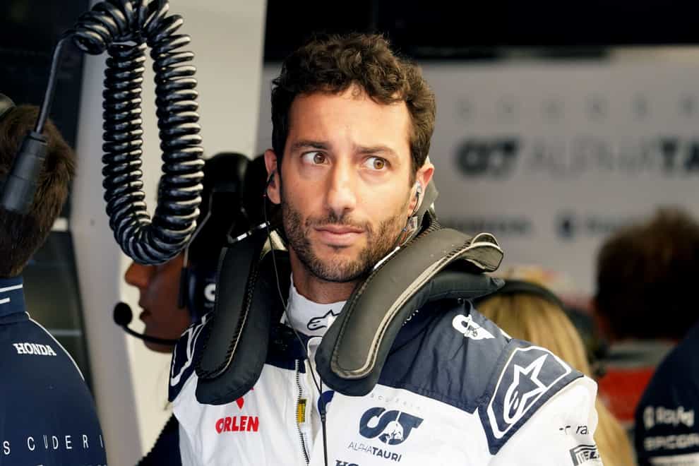 Daniel Ricciardo avoided injury (Tim Goode/PA)