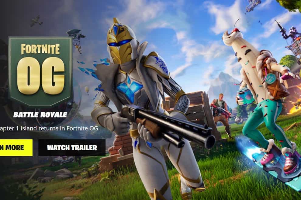 The makers reported the ‘biggest day in Fortnite’s history’ (Screengrab/PA)