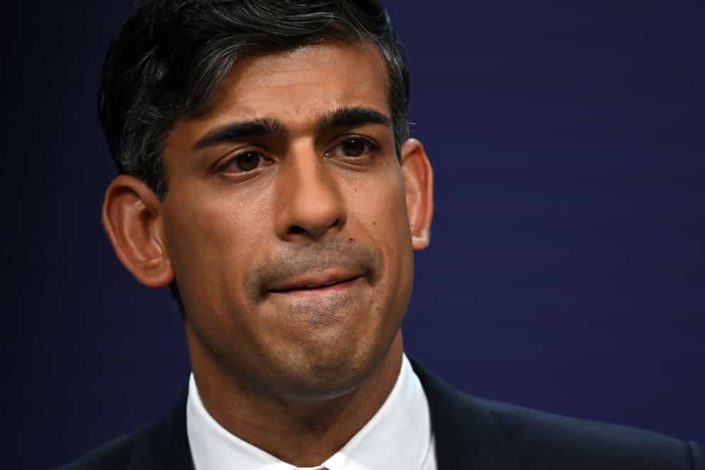 Rishi Sunak promised professionalism and integrity when he came to power, but public expectations have fallen sharply since then (Justin Tallis/PA)