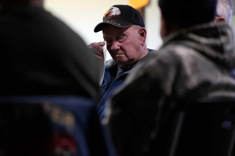 Earl Meyer, who fought for the US Army in the Korean War, is pursuing the award of a Purple Heart medal for wounds suffered (AP Photo/Abbie Parr)