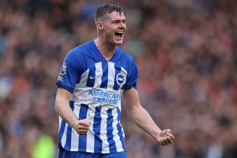 Evan Ferguson has signed a new contract with Brighton (Steven Paston/PA)