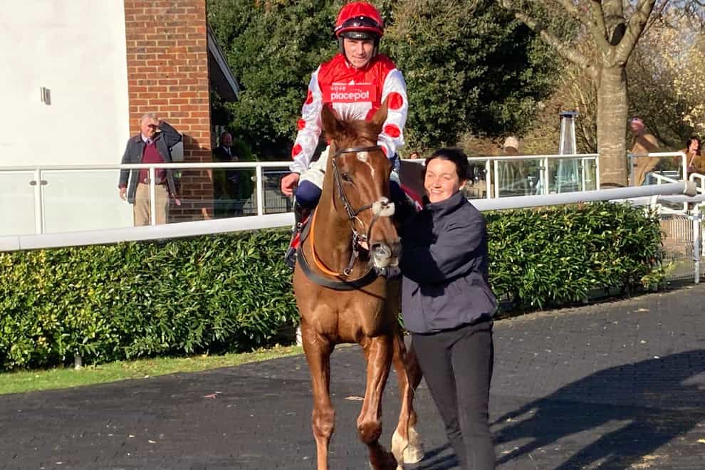 Queens Gamble after winning at Kempton (PA)