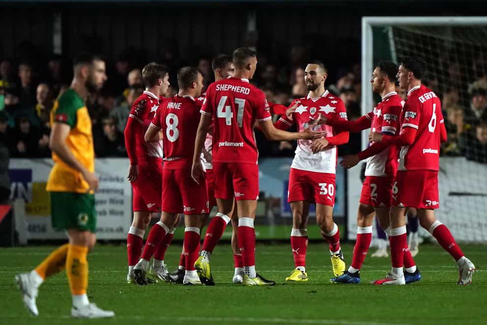 Barnsley cruised into the second round (Adam Davy/PA)