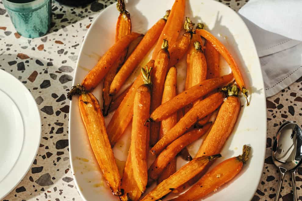 Honey Roast Carrots from Poppy Cooks: The Actually Delicious Air Fryer Cookbook (Haarala Hamilton/PA)