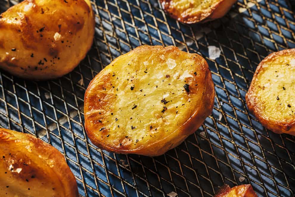Potatoes from Poppy Cooks: The Actually Delicious Air Fryer Cookbook (Haarala Hamilton/PA)