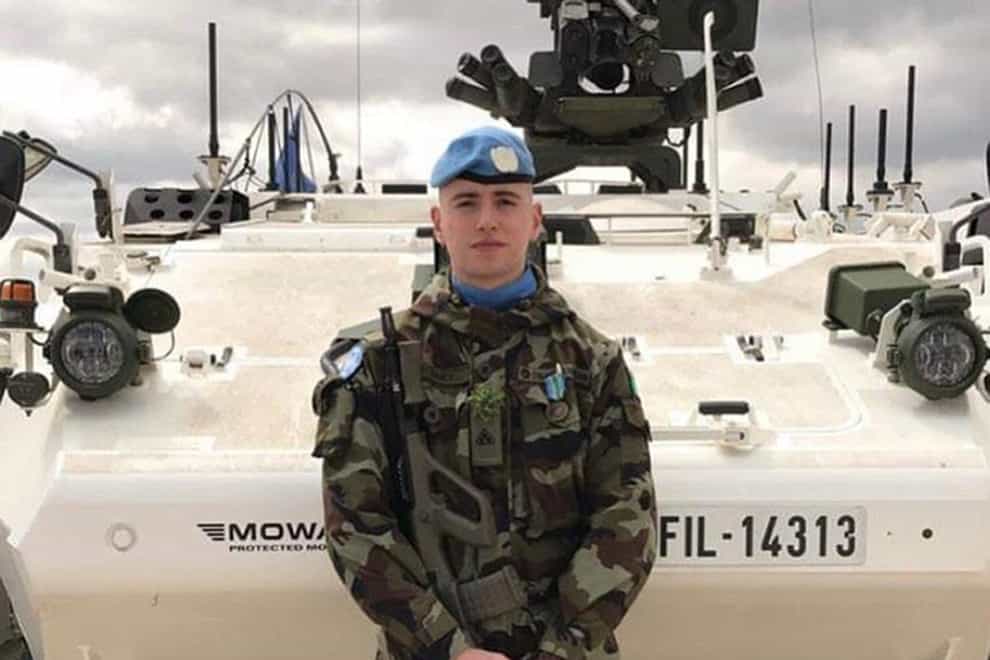 Private Sean Rooney was serving with a UN peacekeeping mission (Defence Forces/PA)