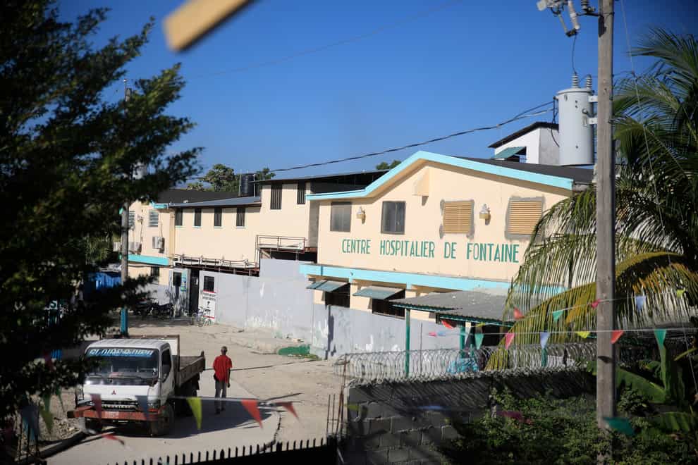 The Fontaine Hospital Centre is in Port-au-Prince (Odelyn Joseph/AP)