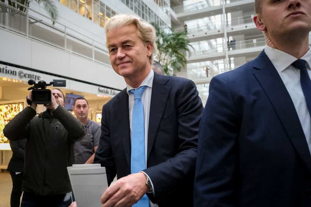 Geert Wilders is the leader of the Party for Freedom (AP)