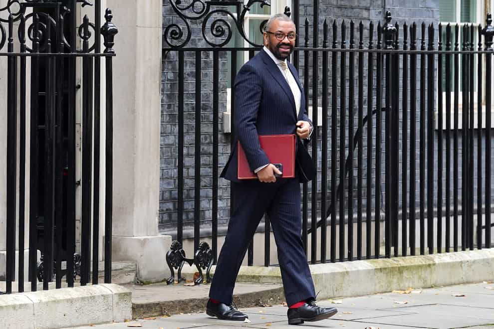 Home Secretary James Cleverly has denied making the comment about Stockton North (Stefan Rousseau/PA)