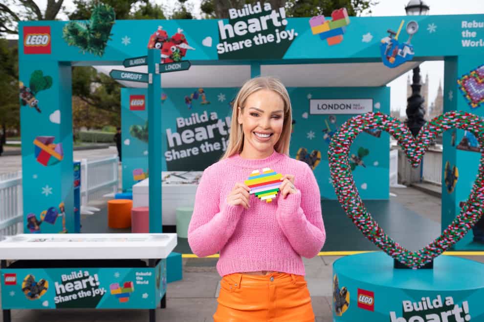 Katie Piper believes the world shouldn’t harden your heart (Will Ireland/LEGO/PA)