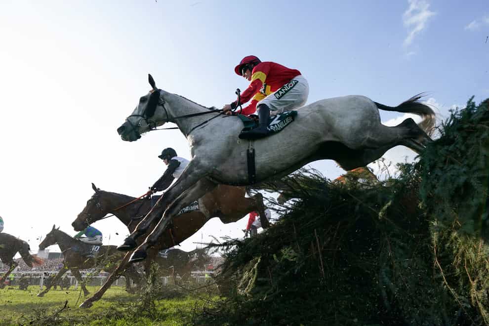 Vanillier in action at Aintree (Mike Egerton/PA)