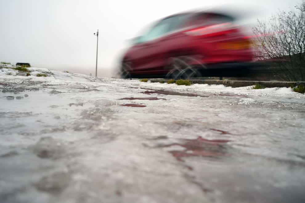Millions of drivers ignore severe weather alerts, a new survey suggests (Ben Birchall/PA)