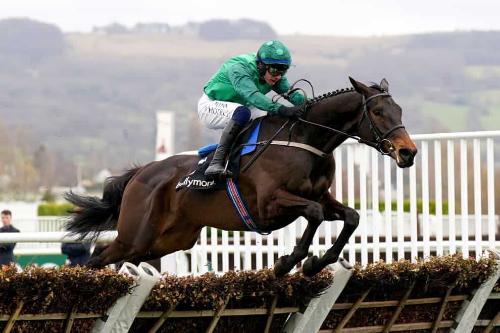 Impaire Et Passe goes for gold in the Hatton’s Grace Hurdle (Tim Goode/PA)