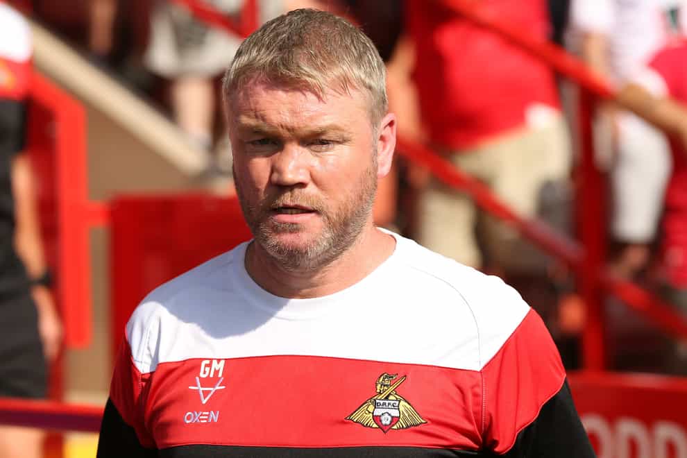 Doncaster manager Grant McCann hit out at the officials after losing to Peterborough (Barrington Coombs/PA)
