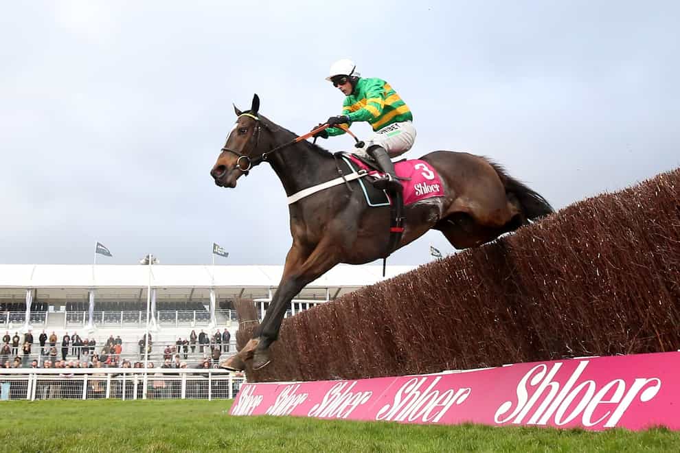 Jonbon is a hot favourite for the Tingle Creek (Nigel French/PA)