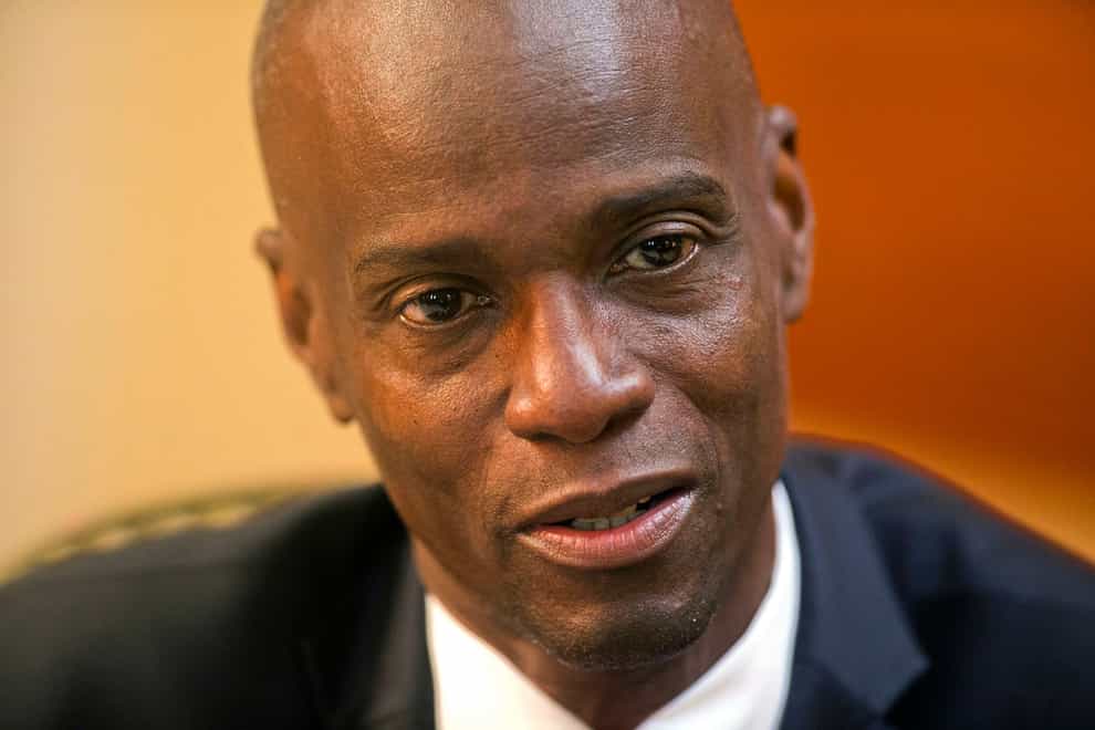 Haiti’s former president Jovenel Moise (Dieu Nalio Chery/AP)