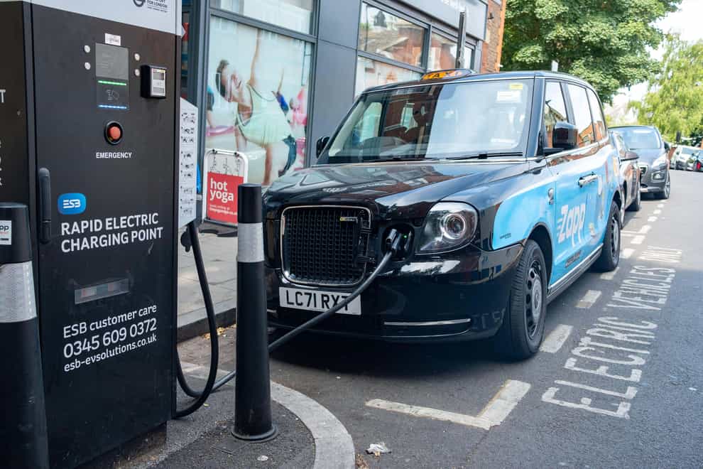 More than half of London’s black cabs are zero emission capable, new figures show (Alamy/PA)