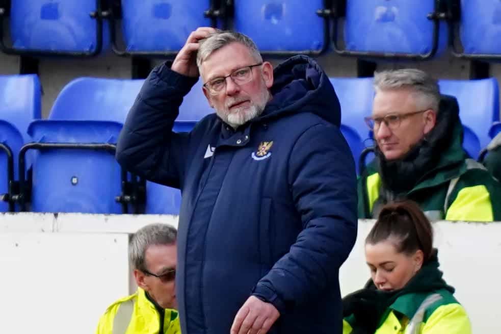 Craig Levein’s Saints climbed from 11th to 10th in the table (Jane Barlow/PA)