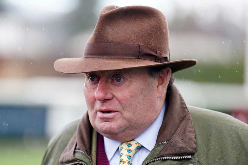 Nicky Henderson will be anxiously watching the weather (Zac Goodwin/PA)