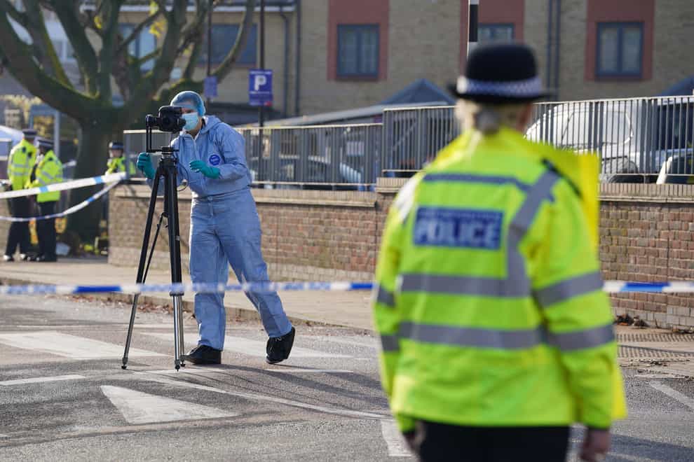 The shooting took place in Hackney, east London (Lucy North/PA)