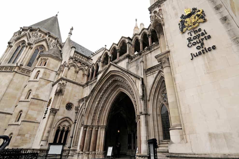 Four judges were overseeing the High Court hearing on Friday (PA)